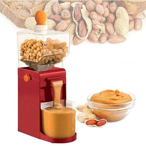 Macchina per la produzione di burro di arachidi, 500 ml, smerigliatrice elettrica per mandorle, anacardi, nocciole, miscelatore domestico per cereali e cereali