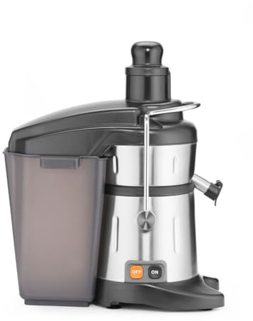 HENDI Centrifuga spremiagrumi, ideale per spremere frutta e verdura dure, gira a 3.000 RPM, 490x280x(H)510mm, acciaio inossidabile