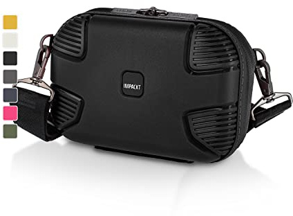 IMPACKT IP1, Unisex-Erwachsene Crossbody-Umhängetasche, Lava Black,