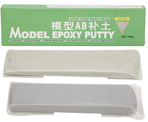 Model Repair AB Masilla de secado rápido 100 G de tierra de relleno para modelos de juguetes y trabajos manuales (Phefop1gqr72t5vs-12)