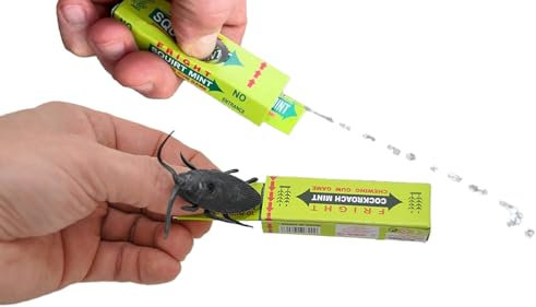 jameitop® Ultimatives Scherzartikel-Set: Schock-Kaugummi mit Käfer + Spritz-Kaugummi mit Wasser – Lustiger Streich für Partys, Büro & Freunde – Perfektes Spaß-Geschenk!