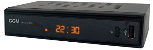 CGV Etimo T2-Rec Receptor/Grabador TNT HD para Canales gratuitos franceses y alemanes