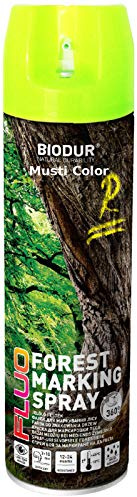 500m Markierungsspray Markierlack Forstspray Signalfarbe Spraylack Neon Gelb