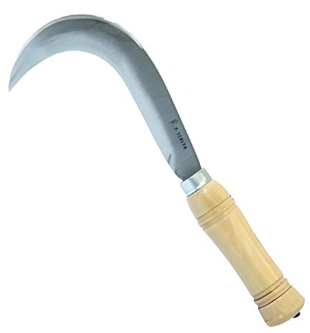 PEGANE Serpette Faucille pour Couper la laitue en Acier Inoxydable - 16 x 2 cm