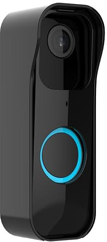 Blink Video Doorbell Mount Protective Cover Case, Doorbell Mount for Blink Video Doorbell, Sturdy Drill Mounting Bracket Blink Accessories for Blink Doorbell Security System Weatherproof, Black