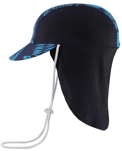 MK MATT KEELY Chapeau de Soleil Fille Garçon 1-10 Ans Chapeau de Cou Protection Enfants UPF 50+ avec Mentonnières Réglables