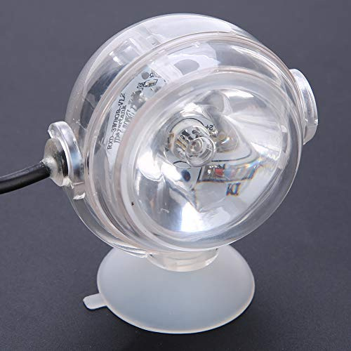 Mini Lampe LED Submersible pour Aquarium, Design à Ventouse, Lumière D'aquarium avec éclairage Multicolore, pour la Décoration D'aquarium