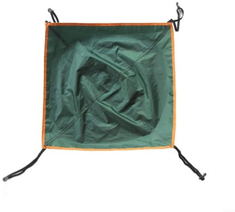 Automatisches Zeltzubehör 210T Silber beschichtet Sonnenschutz Dachabdeckung für Camping und Picknick (Grün)