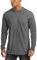 MAGCOMSEN Herren Sport UV Hoodie Schnelltrocknend Rash Guard UPF 50+ Langarm Wandershirt Männer Freizeit Beach T-Shirt mit Kapuze Daumenloch Atmungsaktiv Fitnessshirt Dunkelgrau XL