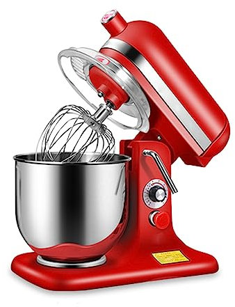 Robot De Cocina 11 Velocidades Batidora Amasadora con Recipiente De Acero Inoxidable De 7L Amasadoras Reposteria con K-Beater, Gancho De Masa Y Batidor para Cocina Horneado Pastel Huevo Crema (Color