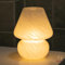 MJ Tischlampe Kabellos Pilz,Led Tischlampe Kabellos Nachttischlampe Mushroom Lamp Batteriebetrieben Tischleuchte Outdoor Glas Laterne Garten Party Drinnen Wohnzimmer Schlafzimmer Weiße Wolken