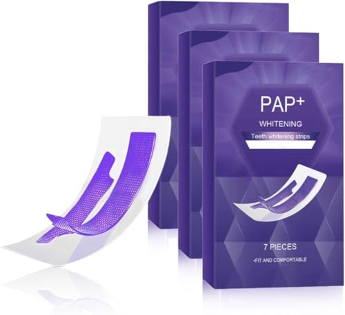 Bande Blanchiment Dentaire, Kit Bandes De Blanchiment Des Dents, Violet Blanchiments Dentaire, Whitening Teeth Strips, Bandes Blanchissants Douces Pour Les Dents (3)