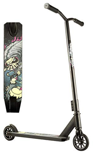 WRRAC-Trampolin Trick Scooter mit 110mm Aluminiumkernrädern Anfänger Stunt Scooter Leichtmetalldeck für Kinder ab 8 Jahren 220LB maximale Last