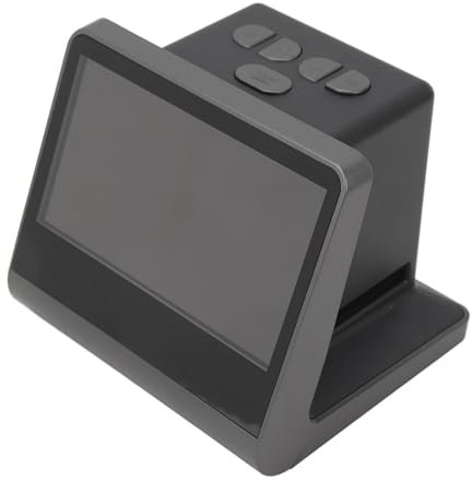 Scanner per Pellicole e Diapositive, Digitalizzatore di Immagini con Memoria da 16 GB, Schermo LCD da 5 Pollici, Digitalizzatore di Diapositive, Scanner per Pellicole,