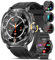 Marsyu Smartwatch Herren mit EKG/HRV/BMI 1,43“ AMOLED Fitness Gesundheitsuhr mit 24/7 Herzfrequenz ΒΙυτｚυcker Blutdruck SPO2, Schlaf & Apnoe-Monitoring Bluetooth-Anrufe SOS & NFC-Türzugang