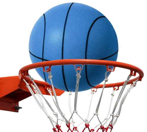 Tyst basketboll, tyst, hög elasticitet, tyst, 7 boll, ljudlös inomhussneaker, komprimerbara stressbollar, tysta dribblingsbollar