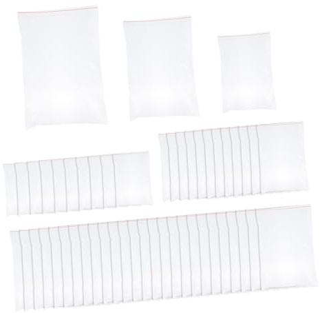 VILLFUL 300pcs Waterproof Self-Sealing Plastic Photo Sleeves and Card Pockets Material Card Covers for Photo and Document Storage Suitable for Label Protection and Library Organization