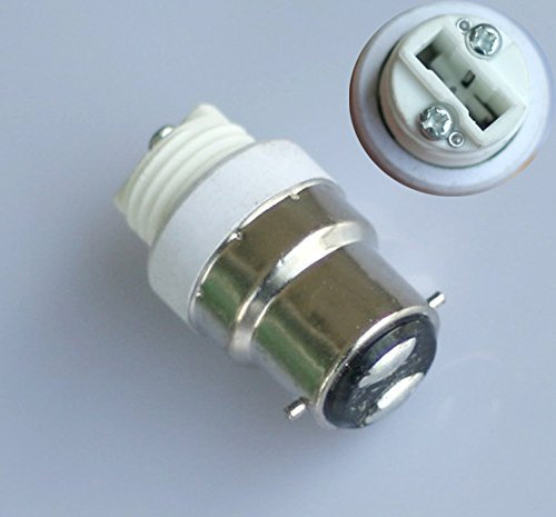 2x Bajonett B22 auf G9 Sich Halogen Oder LED Glühbirne Adapter Lampe Buchse