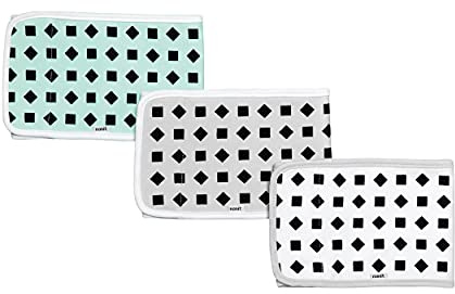 Nanit Breathing Wear Band – Works Pro Baby Monitor to Track Breathing Motion Sensor-Free, Real-Time Alerts, 100 Percent Cotton, Small (3-Pack), 0-3 Months, Multicolour