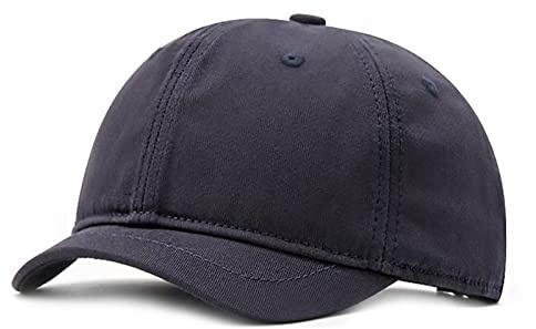 Faringoto Cappello da baseball in cotone a bordo corto per uomo - Cappello casual con visiera versatile - Cappello da sole per equitazione, Taglia unica