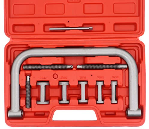 Yuhtech Strumento di Riparazione Compressore Molla Valvola Set di Strumenti Automobilistici del Compressore a Molla della Valvola per Moto Furgoni per Auto