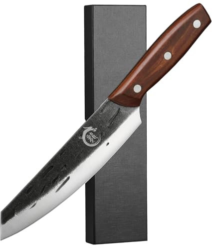 Coltello da Cucina Giapponese Chef Affilato: Coltello in Acciaio Inossidabile al Carbonio Professionale coltello da Cucina