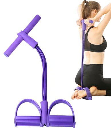Bande De Résistance - Pédale De Traction | Corde De Tension Multifonctionnelle | Extracteur De Cheville | Bande De Résistance Élastique pour Débutantes Et Musculation des Bras & Jambes
