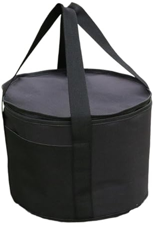 Okiyakusama Borsa Porta Fornello da Campeggio Portaoggetti Griglia BBQ Valigetta Utensili Cucina Oxford Manico Comodo Adatta per Barbecue Escursioni Pesca Picnic, 30x35 Cm
