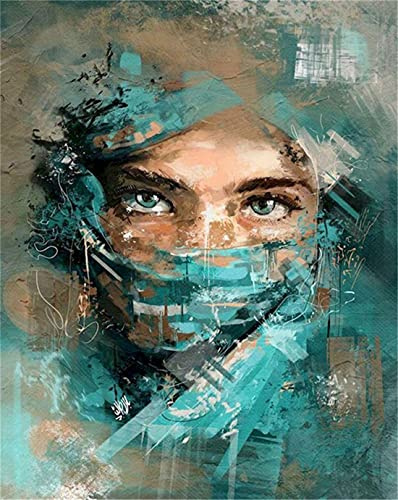 Maysurban Peinture par Numero Adulte DIY Kit de Peinture à l'huile de Bricolage Paint by Numbers Peindre par Nombre Kits sans Cadre 40x50cm