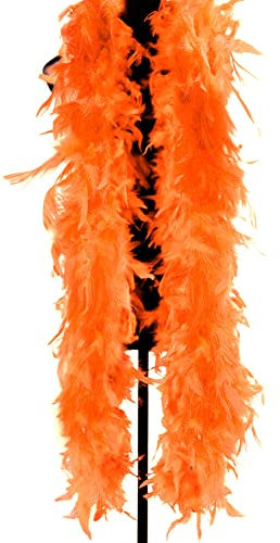 BYNYXI Morbido boa di piume, 2 m, con piume di tacchino, per Natale, da donna, con piume, per il fai da te, per carnevale, feste a tema