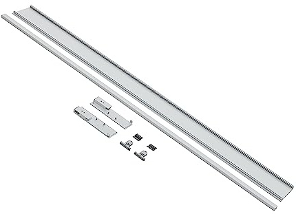 GTV - Set für Innenschublade MBPRO I Völlig Kompatibel Mit Schubladensystem Modern Box Pro I Das Set Beinhaltet Panel, Anschlüsse und Geländer I Für Medium Innenschublade H= 135mm I Anthrazit
