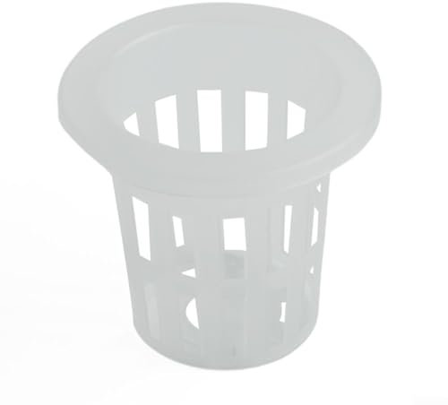 SPORTARC 50 cestini per piantare, vaso a rete per colonizzazione , vasi da giardino a rete, vasi in plastica trasparente, vasi a rete per piantare, B