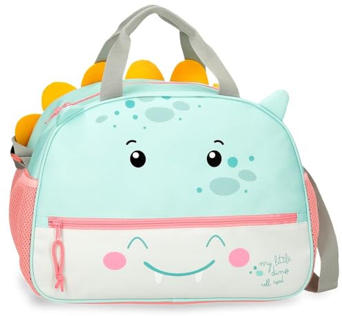 Roll Road Happy Mochila Infantil, Mochila Escolar, Fabricada en Poliéster, Bolsillos Laterales, Tirantes Anchos Ajustables, Asa Superior para colgarla, con Etiqueta de identificación para el Nombre