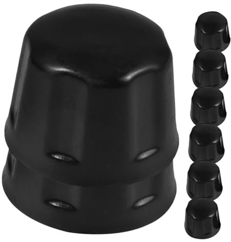 Zerodeko 8piezas Tapacubos De Ruedas De Playa Tapacubos De Goma para Llantas De ATV De Cubiertas Antipolvo para Carritos De Golf y Karts Accesorio para ATV