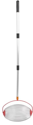 Hamwesh Recolectador de Tuercas, Recogedor de Pelota de Golf Rodante con una Extensible 3 Sección Tubo de Aleación de Aluminio Bolas de Alambre de Acero Inoxidable Bolas de Recolección de