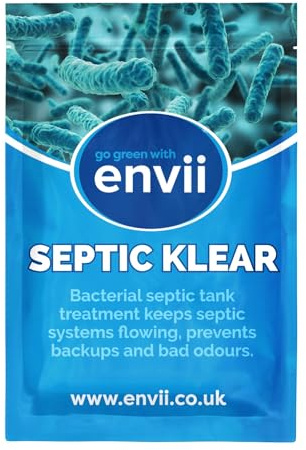 Envii Septic Klear - Vinterbakteriell septiktankbehandling - lätt att applicera (24 tabletter)