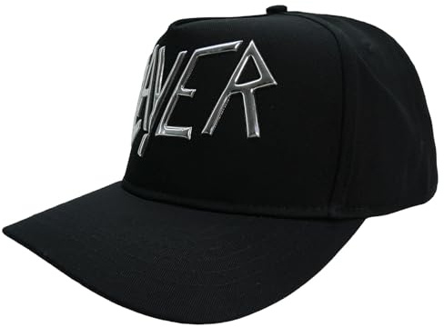 Slayer Baseballcap Sonic Silver schwarz