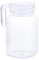 Acan Jarra de vidrio para agua con tapa de plástico, 600 ml, color aleatorio