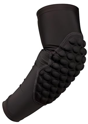 Montesy Mangas elásticas de seguridad para gimnasio, deportes, baloncesto, codo, codo, protector de brazo