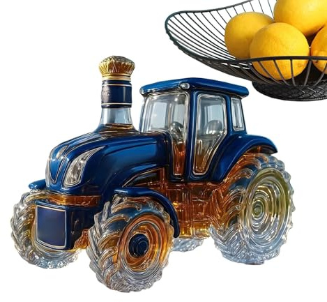 Botella De Whisky,Tractor Vacío | Botellas De Licor Decantador De Vodka | Para Vino Bourbon Tequila Vodka Decoración Del Hogar Bar Oficina