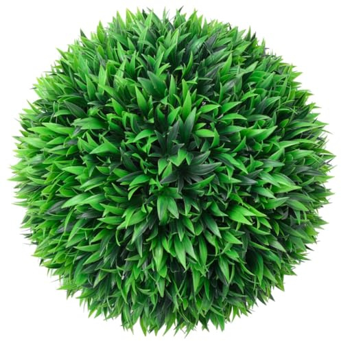 Generico Sfere di Bosso Artificiale 2 pz 47 cm,Verde,3.45kg,315475