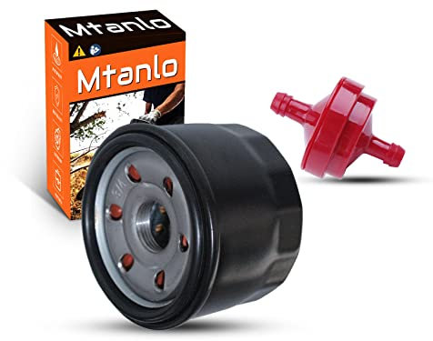 Mtanlo Filtro Olio per MTD CR30 CLT38G CLT42G CLT42H 4P90HU 4P90HUA 4P90HUB Troy Bilt TB30 TB30R TB33LS TB42 Motore Rasaerba 951-12690 751-11501 751-12690