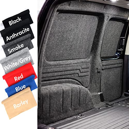 Robust Car Parts Tappeto con rivestimento super elastico a 4 direzioni, per interni veicoli, camper, furgoni (bianco/grigio 1 x 2 m)