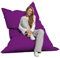 Bruni Riesen-Sitzsack Caree in Violett – rechteckiger XXL-Sitzsack mit 140x180 cm und 400 l Füllung, Bean-Bag mit Innenhülle, Liegesack, Abnehmbarer Bezug, Indoor und Outdoor, aus Deutschland