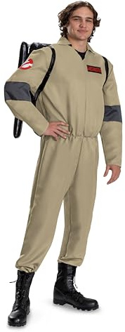 Disguise Ghostbusters Klassisches Kostüm für Erwachsene, Charakter 2, offiziell lizenziertes Ghostbusters Kostüm für Halloween, Partys und Verkleidungsspaß, Größe S/M
