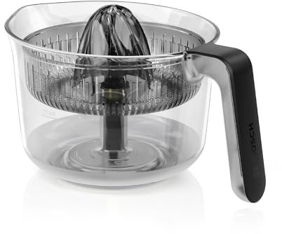 Bosch MUZS68ZP Zitruspresse Citrus juicer, Stainless Steel Plastic Metal, Transparent/Black