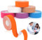6 Rollen Sporttape Sport Tapeverband, 2.5cmx5m Face Lifting Tape Sport Tapes, Selbstklebende Multifunktional Sporttape für Face Knie Schulter Nacken Rücken(6 Farben)