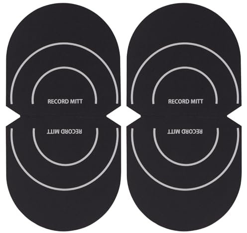 Schallplatten-Clip, 2 Stück, Schallplattenreiniger, Handler, Schutz, Plattenspieler-Zubehör für Handhabung und Vermeidung