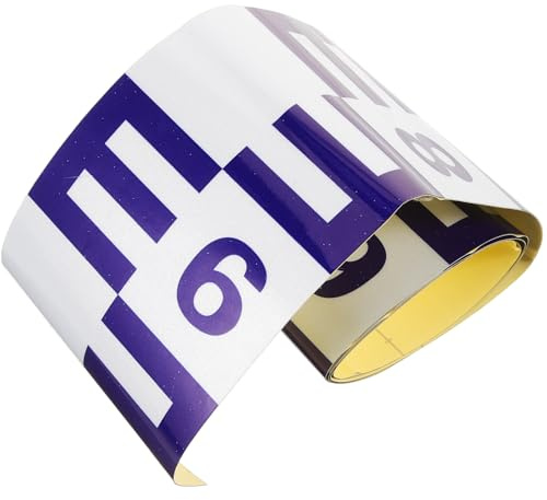 BIUDECO Misuratore Profondità Acqua Adesivo Riflettente per Piscine e Barche Indicatore Acqua Resistente e Facile da Usare per Laghetti e Bacini