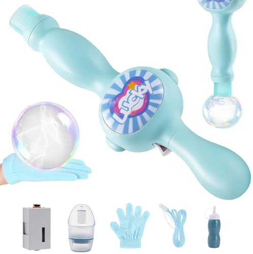 Machine à bulles de fumée pour enfants, machine à bulles de brouillard avec effet de fumée élastique, jeu interactif magique, machine de soufflage de bulles amusante pour fête en plein air